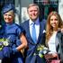 Willem-Alexander, Máxima en Alexia aanwezig bij Grand Prix in Zandvoort